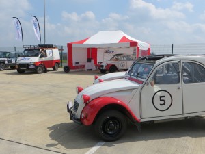 2CV Adventures at the Silverstone Classic Press Preview Day. We will be at the event on July 25-27. See you there.